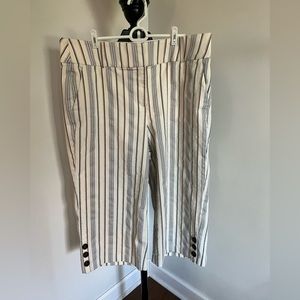 Lane Bryant “The Laney” pants. Wide leg, high waisted capris.